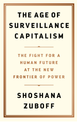 Cover of The Age of Surveillance Capitalism